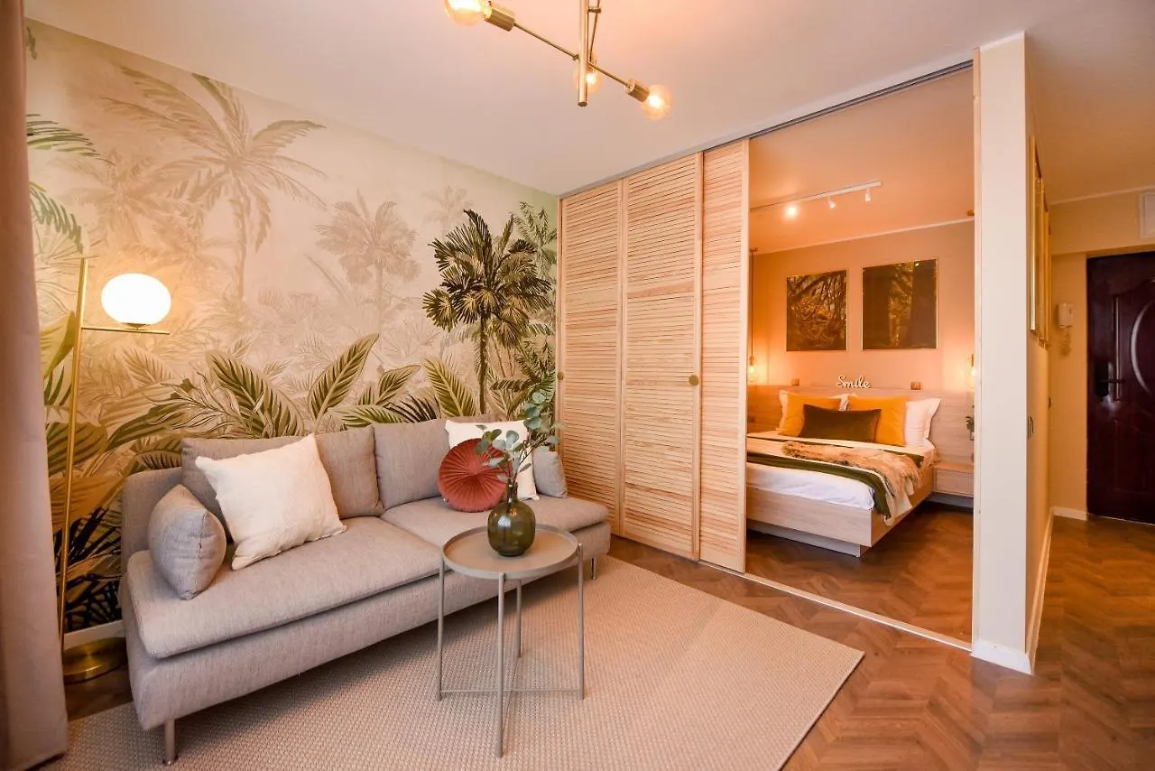 Tropical Feel - 2Br Apartment At Sala Palatului ブカレスト